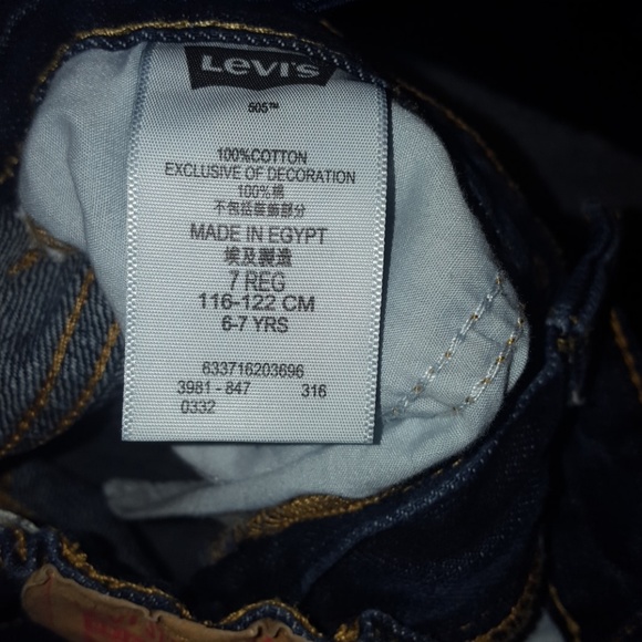 Boys 505 Levi Jeans - Picture 5 of 5